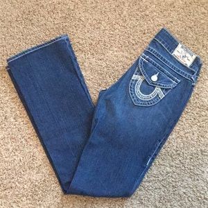True Religion Crochet Button Pocket Jeans